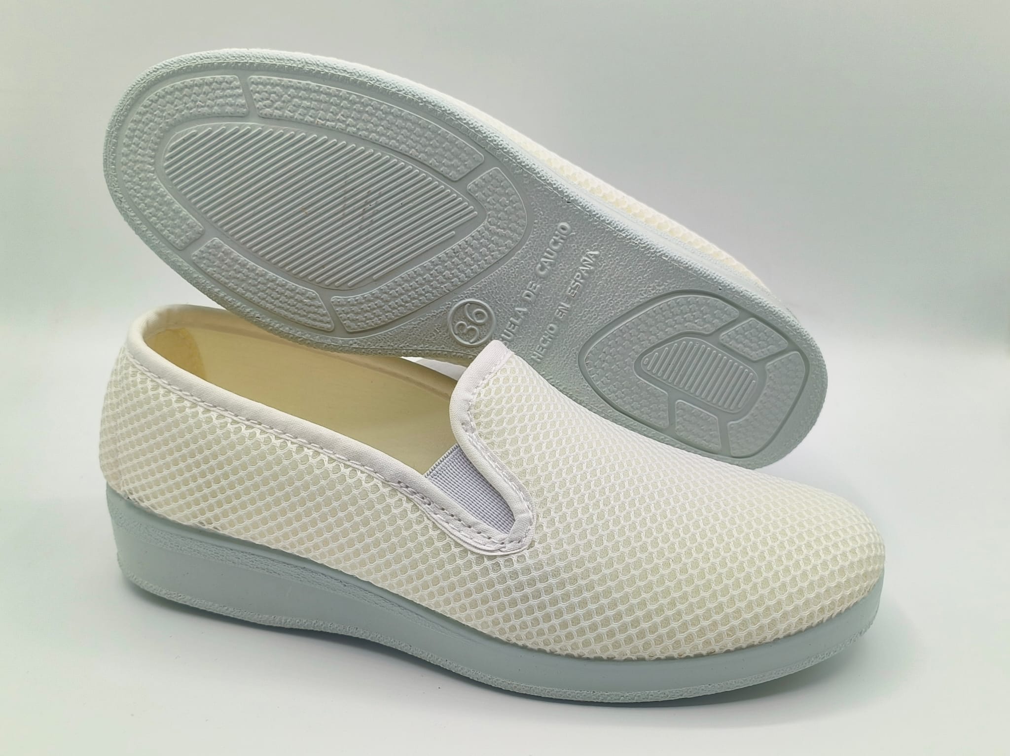 Zapatilla cuña Sevillas 935 rejilla - Imagen 5