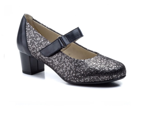 Zapato tacón señora Jam 7218 gris - Imagen 3
