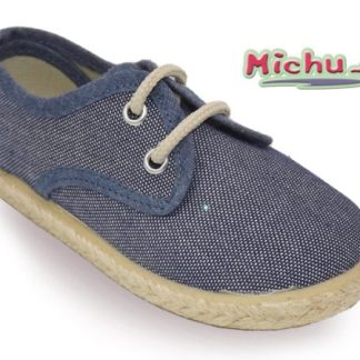 Blucher de lino niño Michu 8027
