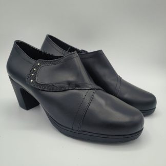 Zapato abotinado de piel 5576