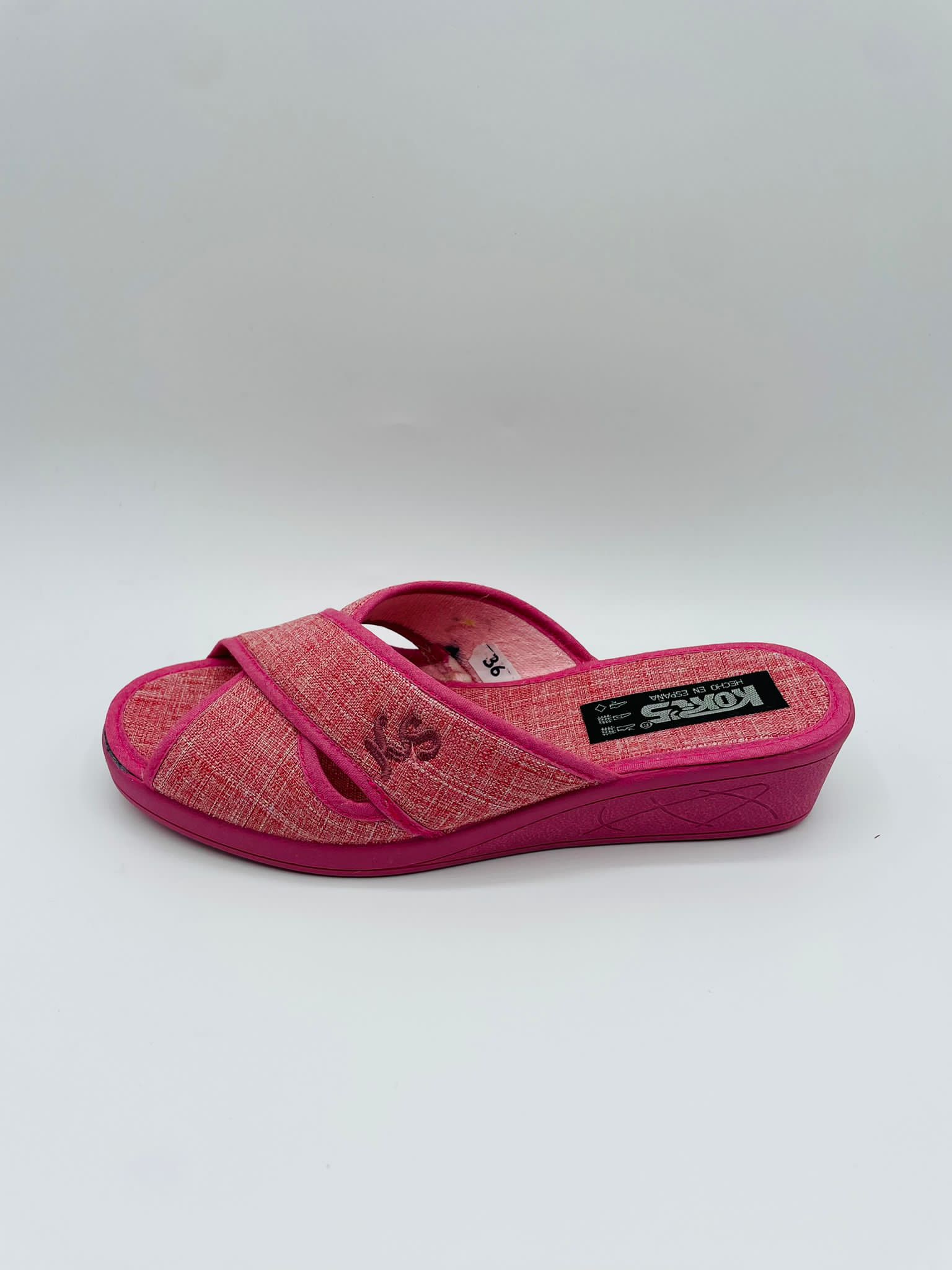 Zapatillas casa cruzadas Kokis 23321 - Imagen 15