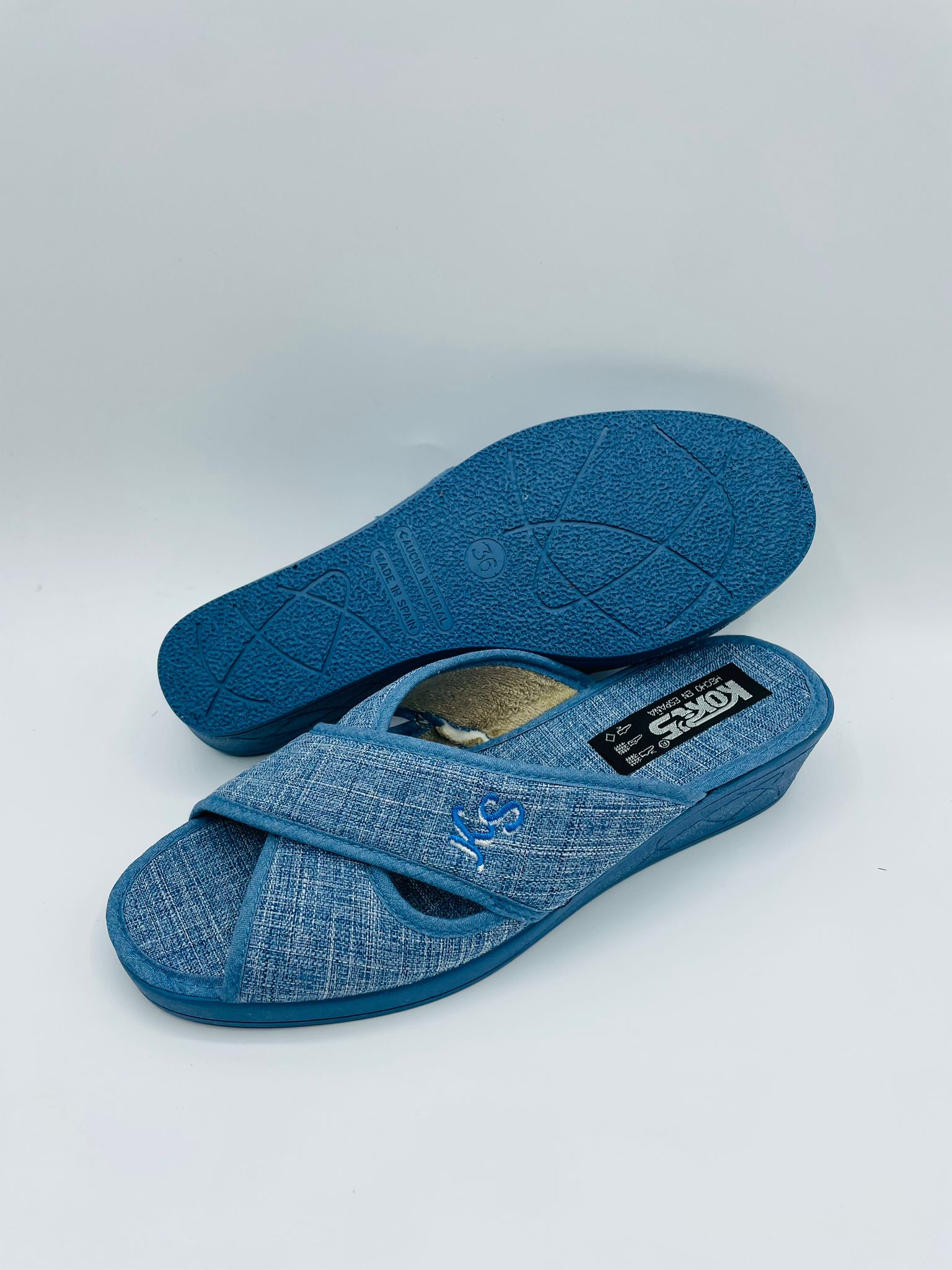 Zapatillas casa cruzadas Kokis 23321 - Imagen 7