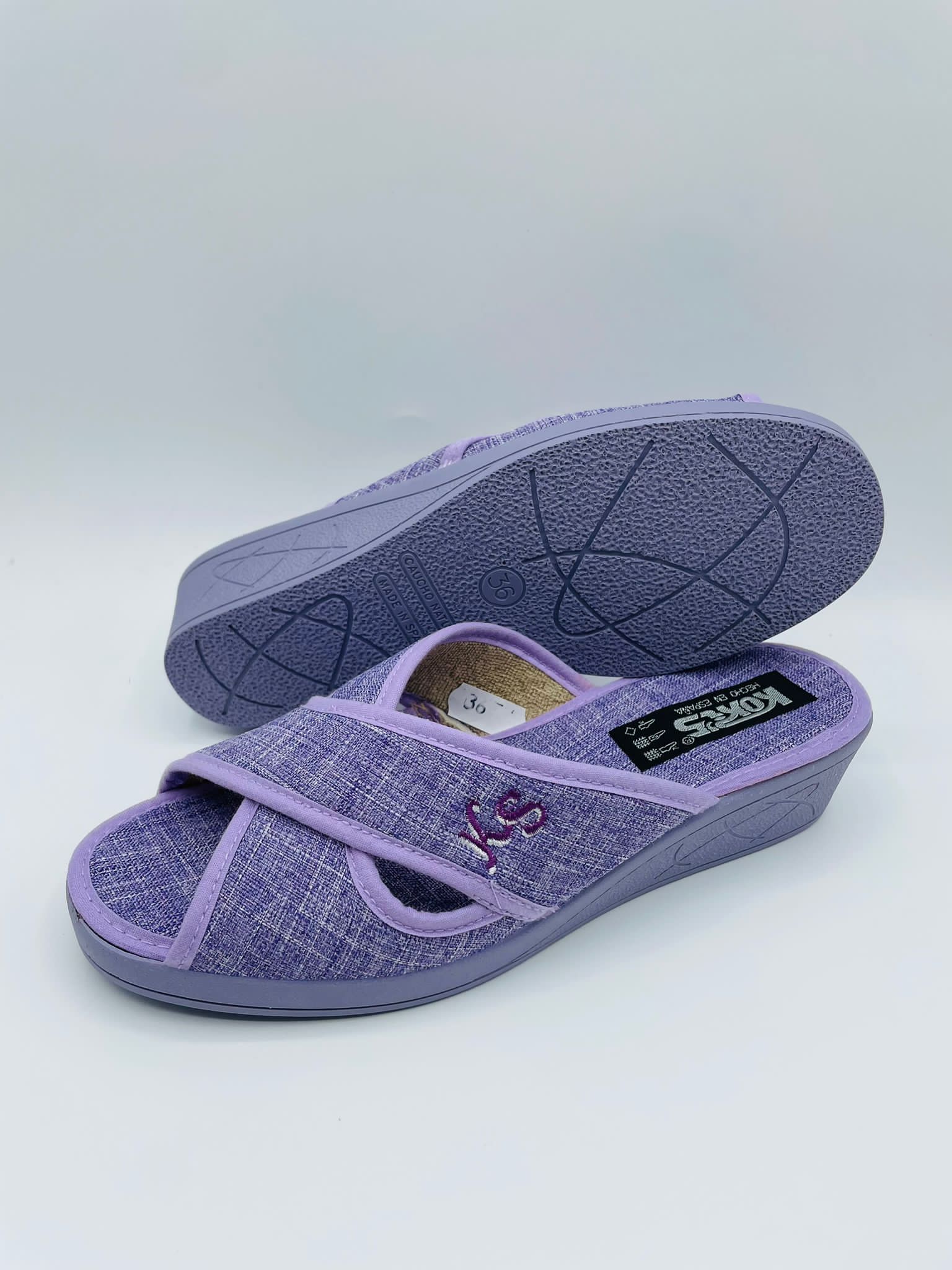 Zapatillas casa cruzadas Kokis 23321 - Imagen 2