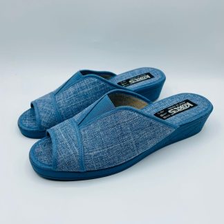 Zapatillas de casa con cuña Kokis 23521