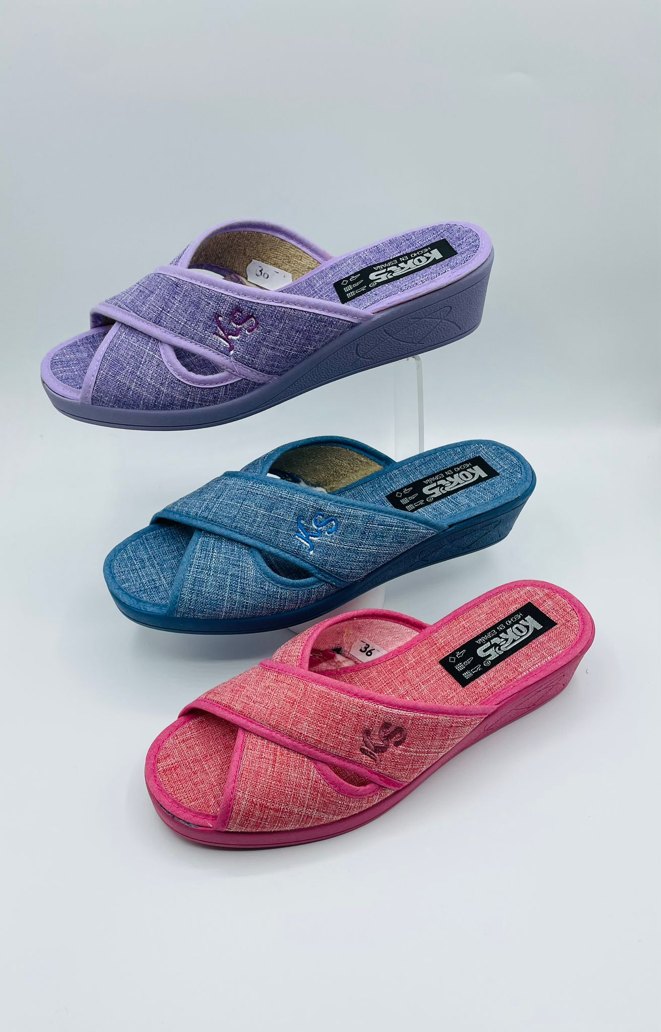 Zapatillas casa cruzadas Kokis 23321