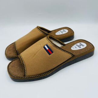 Zapatilla casa hombre Tomy marrón