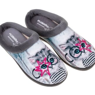 Zapatilla de casa plantilla extraíble gato 12213