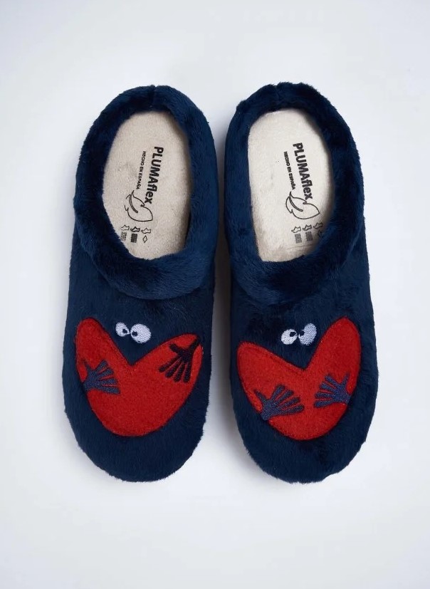 Zapatillas de casa plantilla extraíble corazón Plumaflex 12232 - Imagen 2