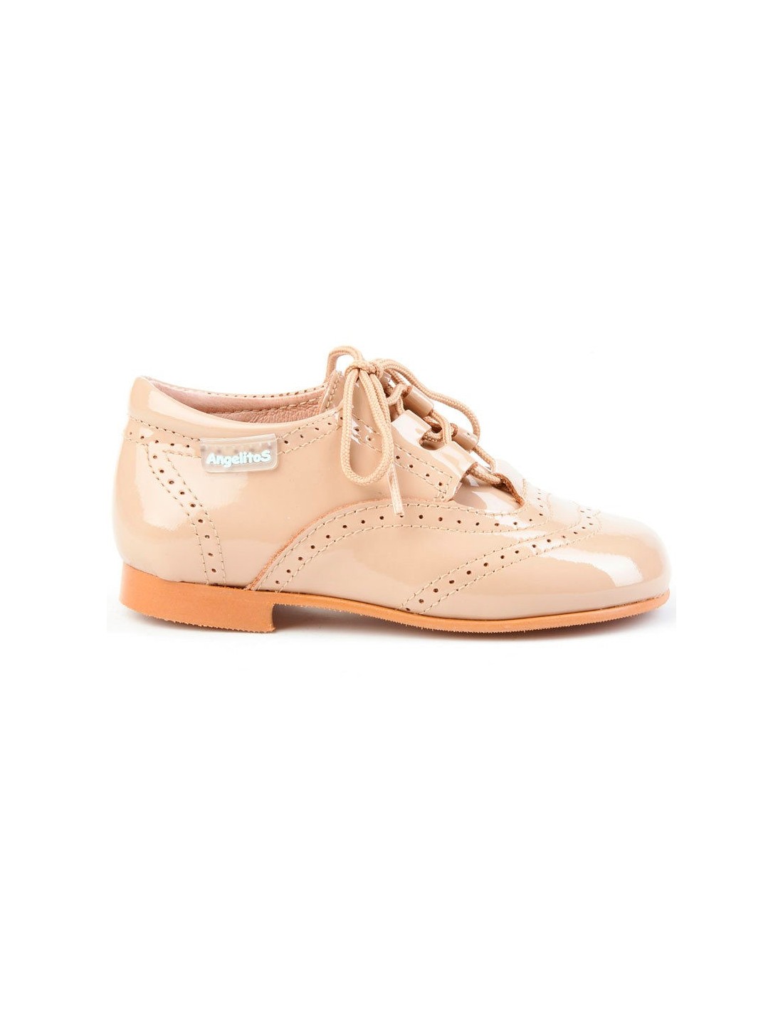 Zapato infantil inglesitos charol Angelitos 1505 - Imagen 6