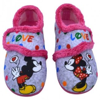 Zapatilla de casa infantil Mickey Minnie