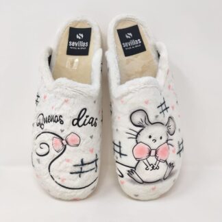 Zapatillas de casa ratita ¡Buenos días!