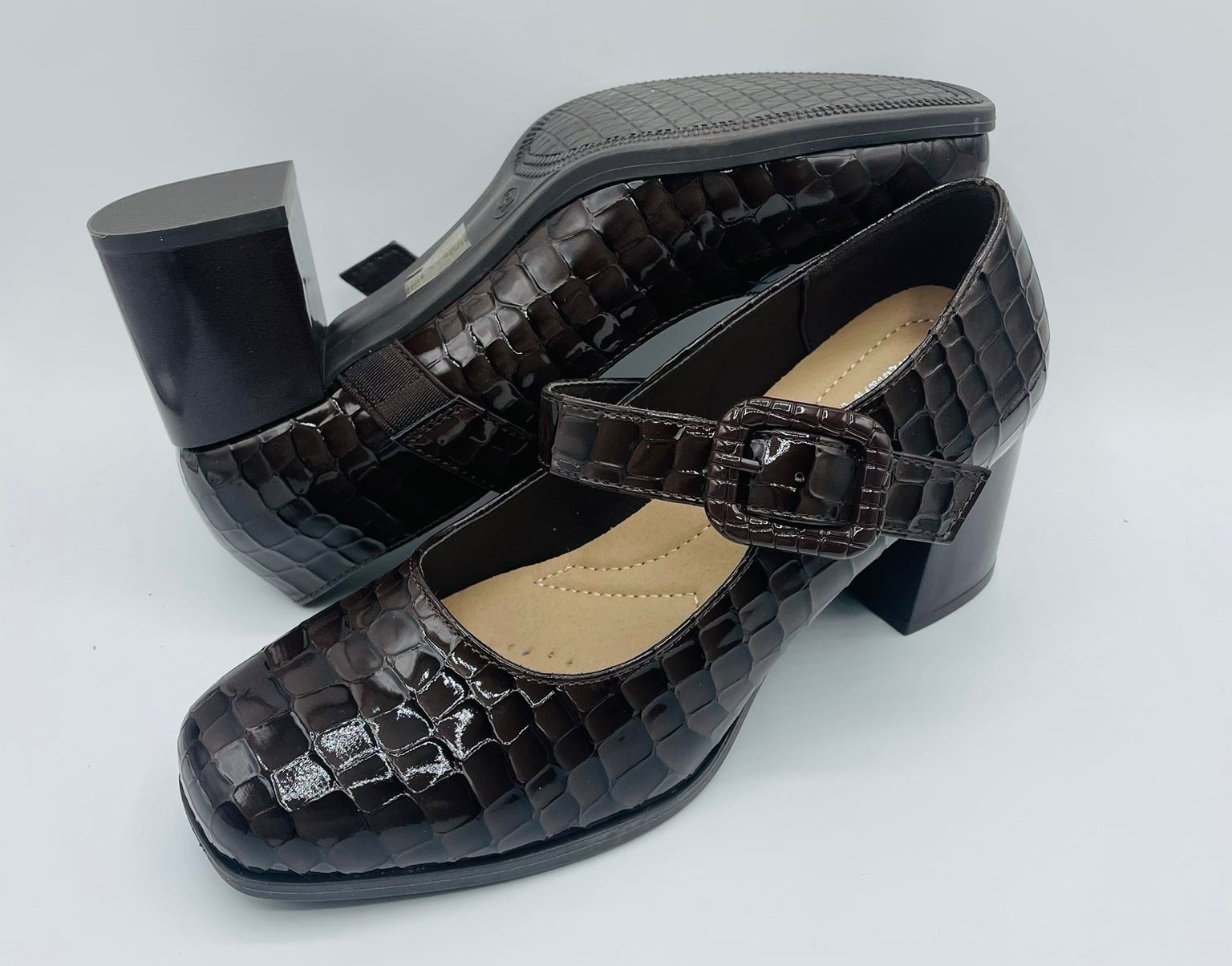 Zapato mujer charol coco NAW 1556 - Imagen 2
