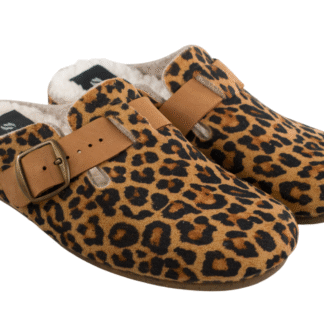 Zueco leopardo mujer Sevillas 25328