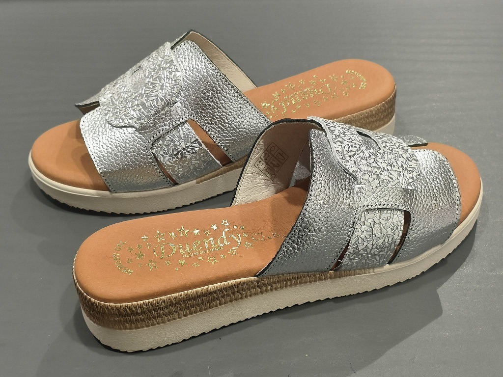 Sandalia pala en piel para mujer Duendy 3845 - Imagen 3