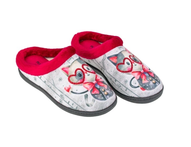Zapatillas de casa plantilla extraíble Gato
