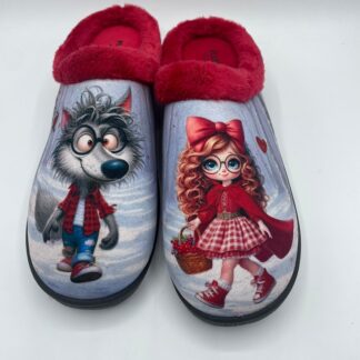 Zapatillas de casa caperucita y el lobo Roal 12213