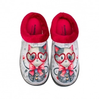 Zapatillas de casa plantilla extraíble Gato - Imagen 2