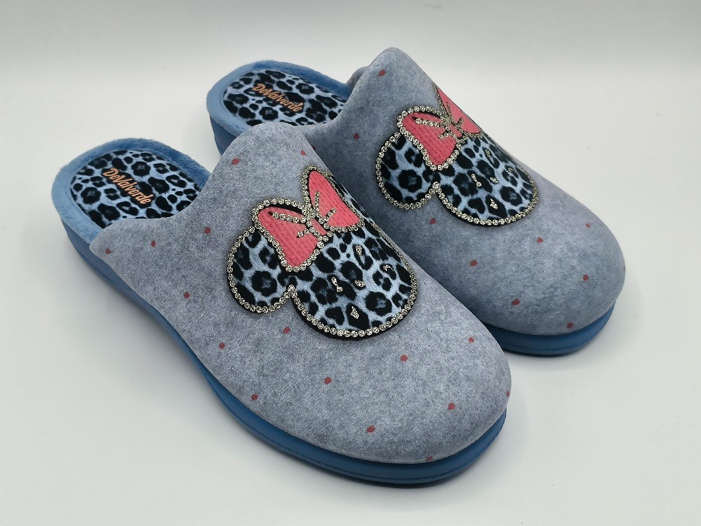 Zapatillas de casa mujer Minnie Devalverde 1179 - Imagen 2