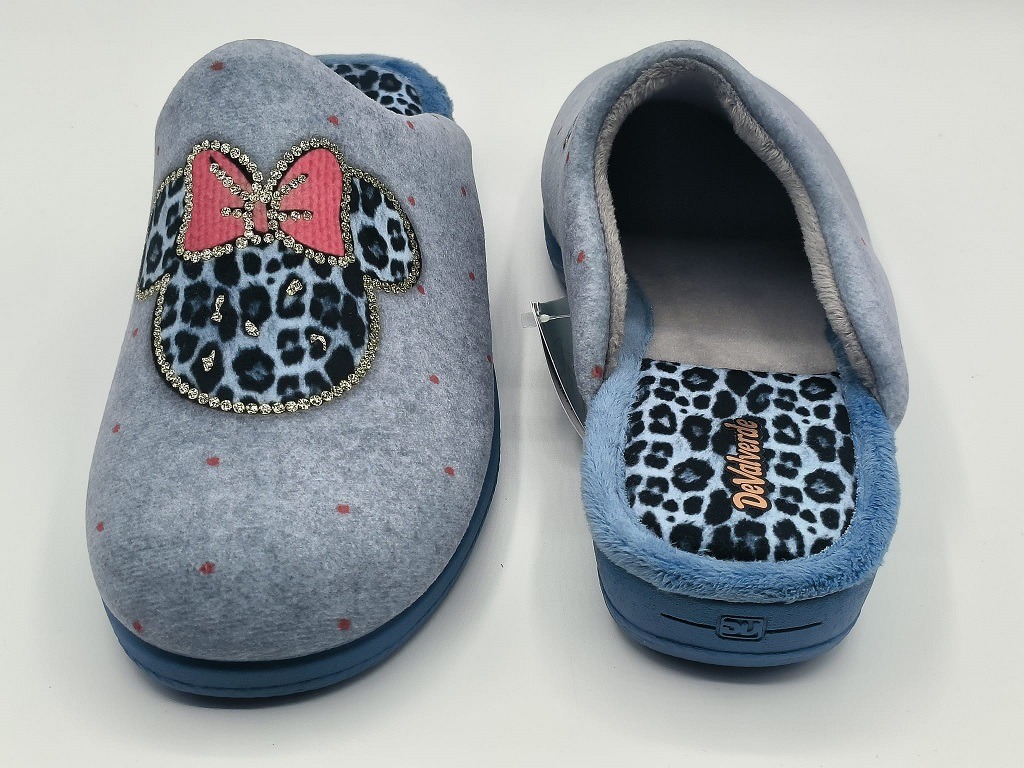 Zapatillas de casa mujer Minnie Devalverde 1179 - Imagen 3
