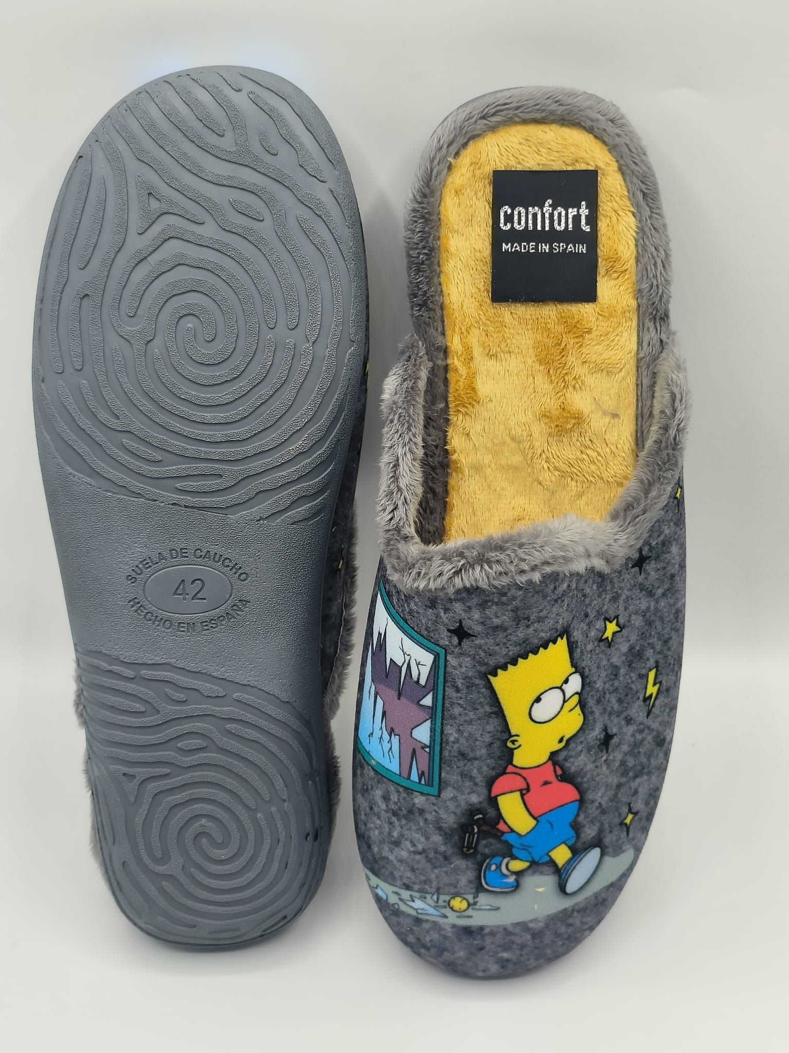 Zapatillas de casa Homer y Bart Simpsons - Imagen 2