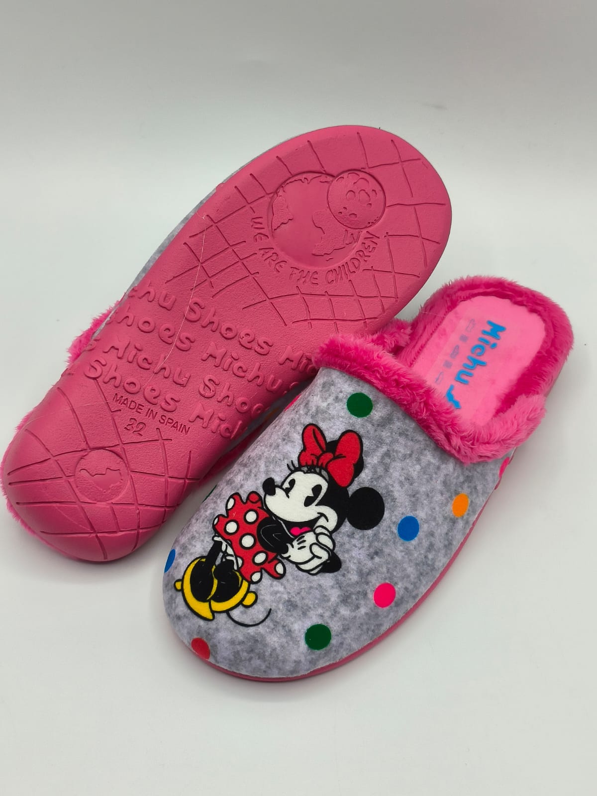Zapatillas de casa infantil Mickey Minnie barefoot - Imagen 5