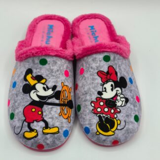 Zapatillas de casa infantil Mickey Minnie barefoot