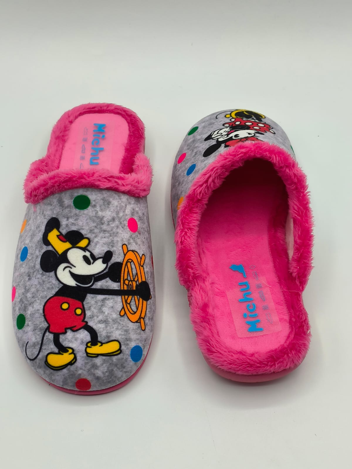 Zapatillas de casa infantil Mickey Minnie barefoot - Imagen 3