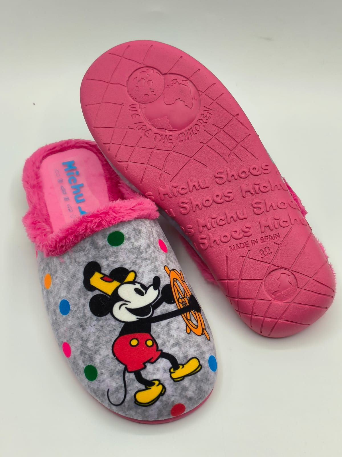Zapatillas de casa infantil Mickey Minnie barefoot - Imagen 4