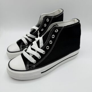 Bota deportiva con plataforma de mujer