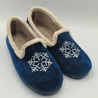 Zapatillas de casa cerradas mujer Copo de nieve
