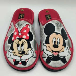 Zapatillas de casa Mickey y Minnie Made in Spain