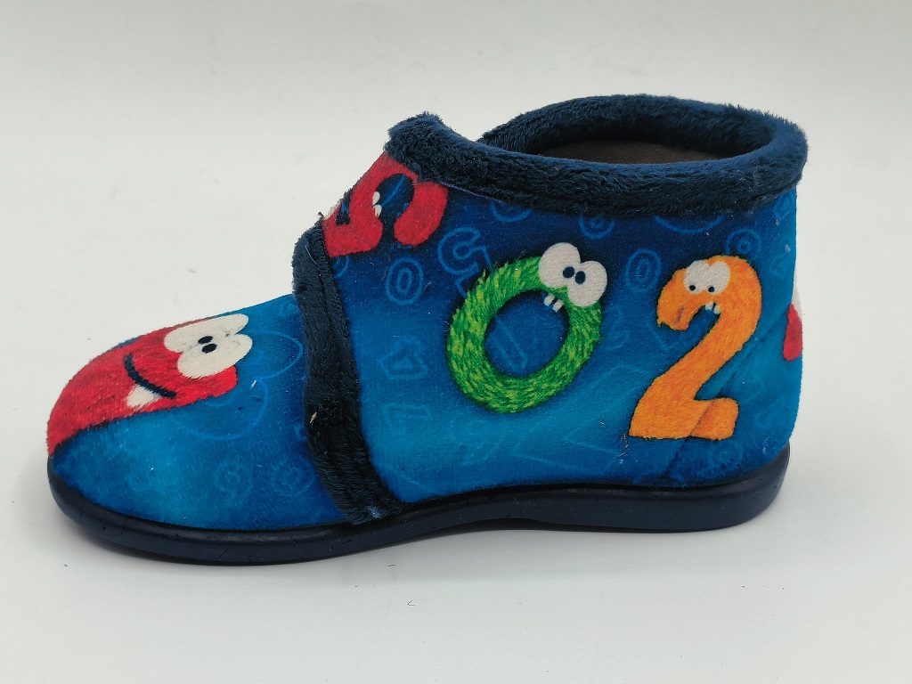 Botita infantil para casa con velcro - Imagen 3