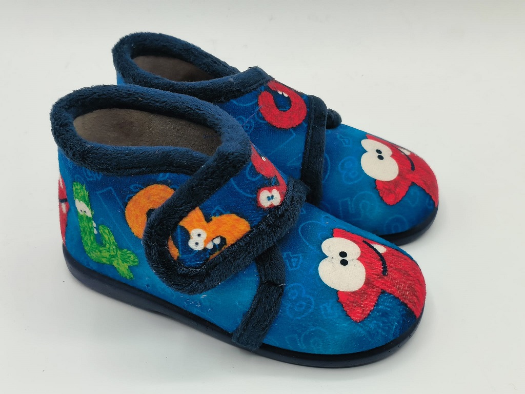 Botita infantil para casa con velcro