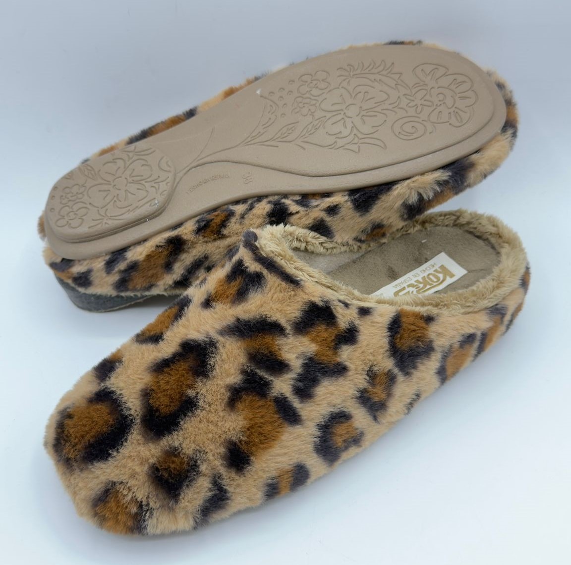 Zapatillas de casa animal print Kokis 51012 - Imagen 2
