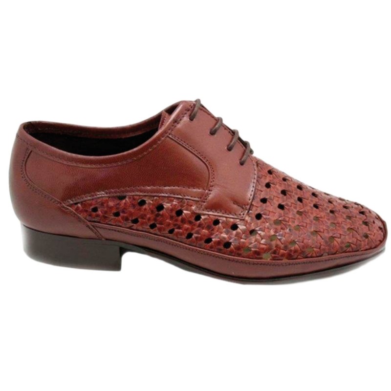 Zapato piel trenzado caballero Calzados JR 348 - Imagen 3