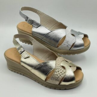Sandalia mujer horma ancha Duendy 4034