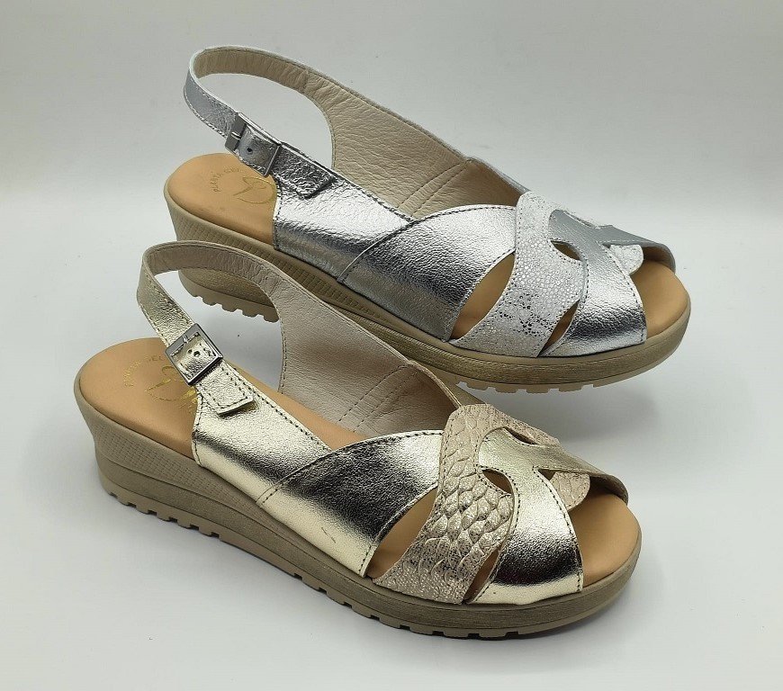 Sandalia mujer horma ancha Duendy 4034