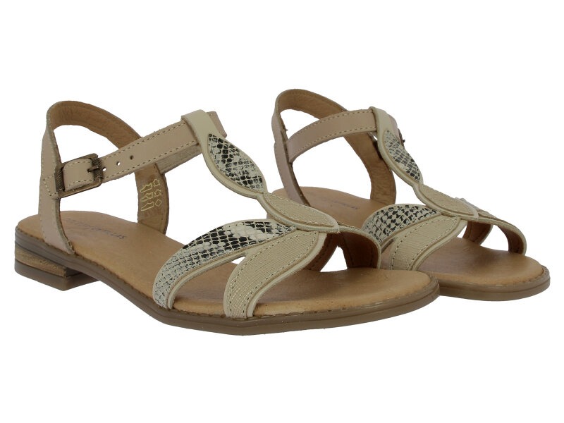 Sandalia plana mujer animal print Doctor Cutillas 37053 - Imagen 5