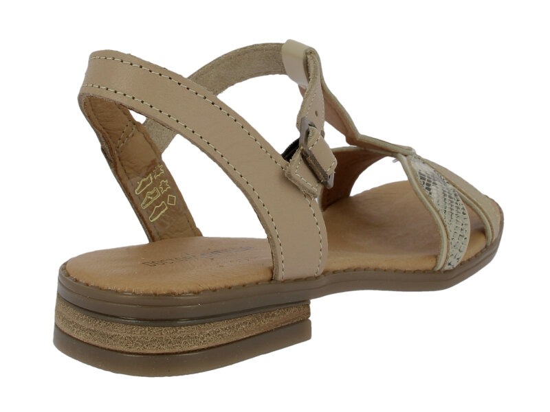Sandalia plana mujer animal print Doctor Cutillas 37053 - Imagen 7