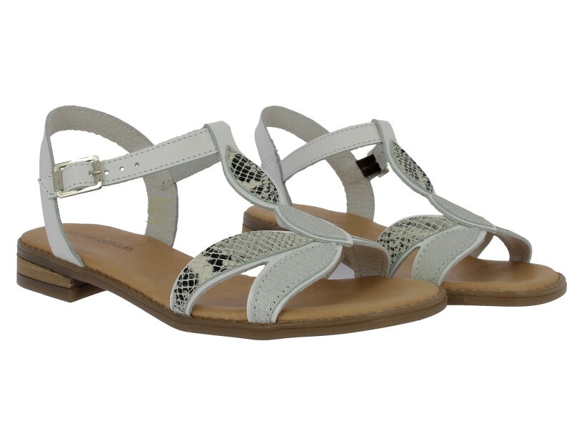 Sandalia plana mujer animal print Doctor Cutillas 37053 - Imagen 9