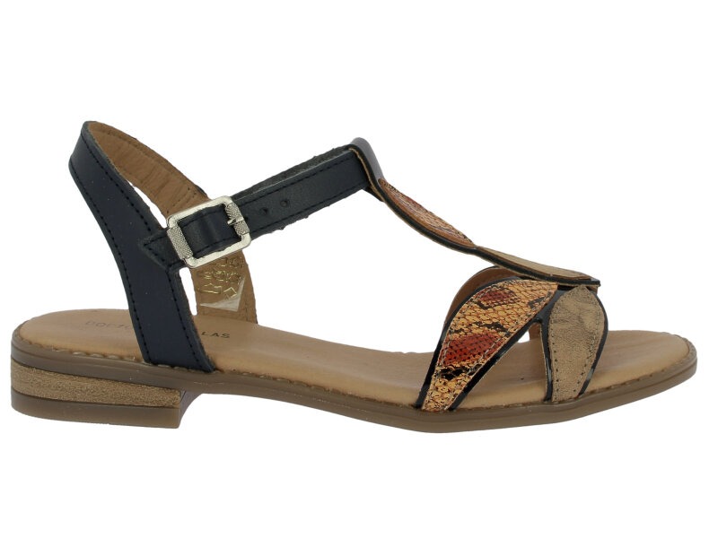 Sandalia plana mujer animal print Doctor Cutillas 37053 - Imagen 3