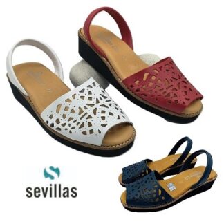 Menorquina mujer con cuña Sevillas 532