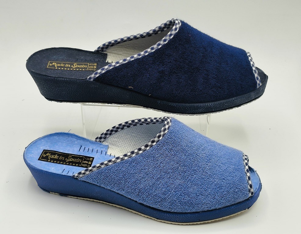 Zapatillas de casa mujer con cuña Calusa 6000