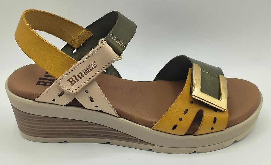 Sandalia mujer con cuña Blusandal 3122 - Imagen 6