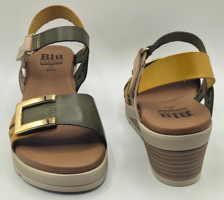 Sandalia mujer con cuña Blusandal 3122 - Imagen 4