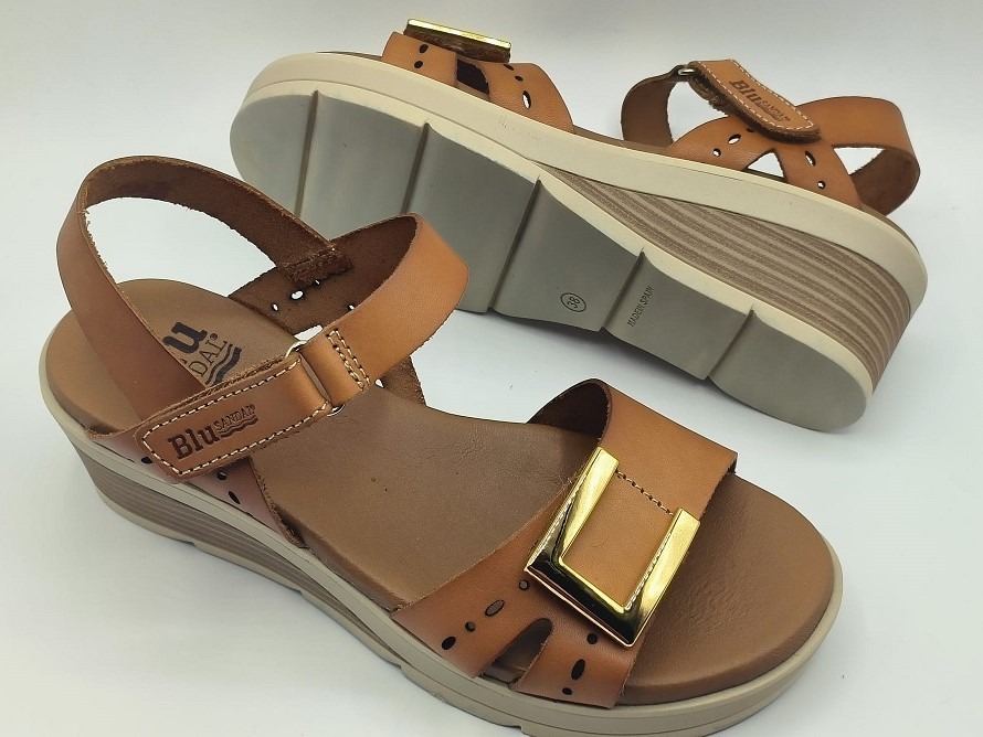 Sandalia mujer con cuña Blusandal 3122 - Imagen 8