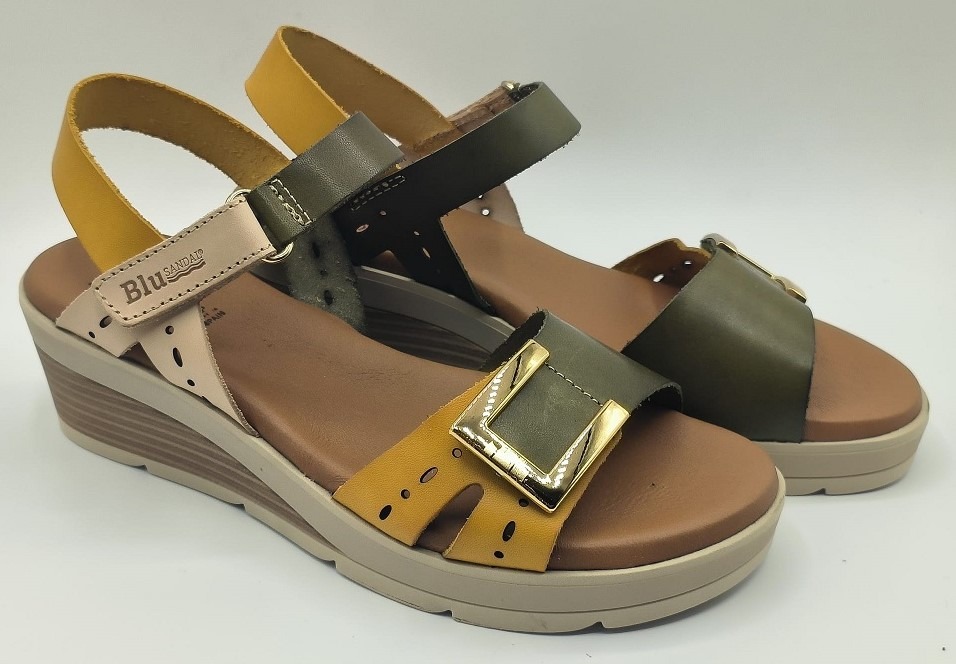 Sandalia mujer con cuña Blusandal 3122 - Imagen 2
