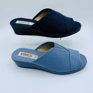 Zapatillas de casa con cuña Kokis 53503