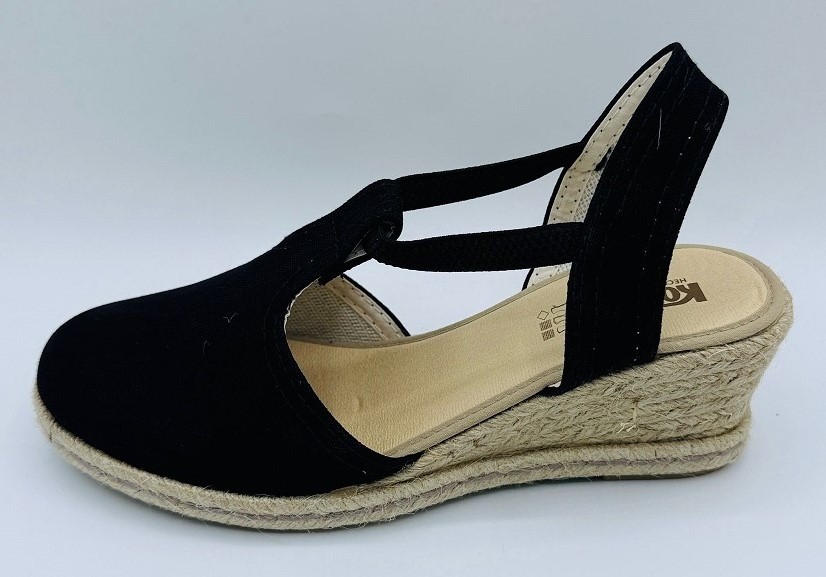 Sandalia mujer esparto con goma elástica Kokis 65714 - Imagen 4