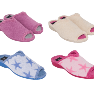 Zapatillas de casa rizo con cuña Sevillas 1003
